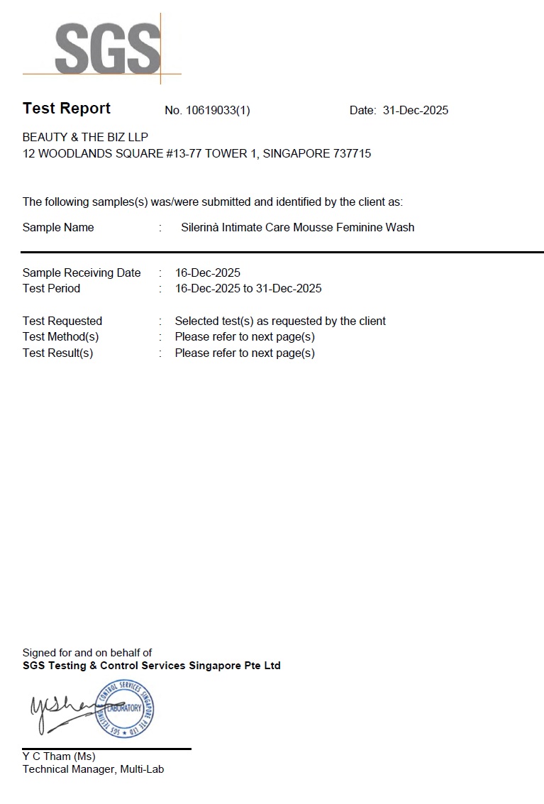 SGS Test Report - Page 1